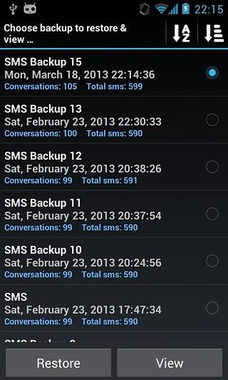 SMS Backup & Restore截图3