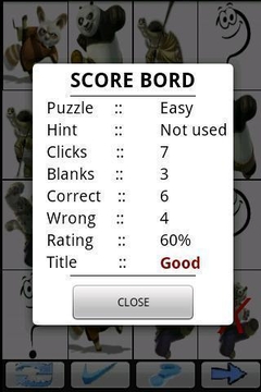 Kids Sudoku Kun Fu Panda截图