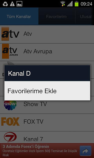 TVGO Canli Tv截图2