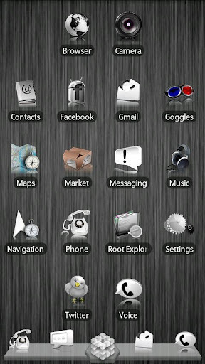 White ADW Theme截图1