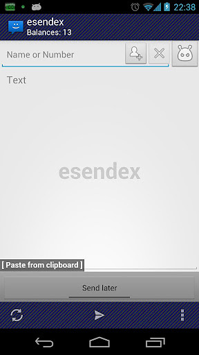 WebSMS: esendex Connector截图1