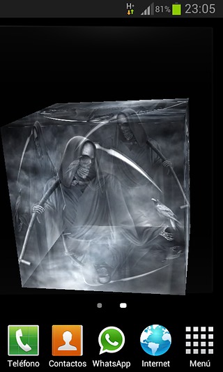 3D死亡立方体壁纸 3D Death Cube Live Wallpaper截图6