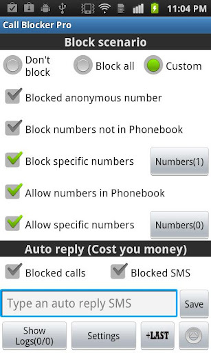 Ultimate Call Blocker Free截图4