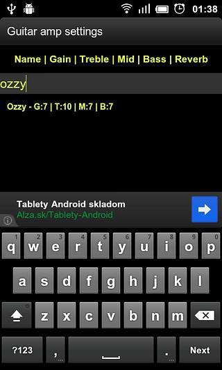 Guitar Amp Settings截图3