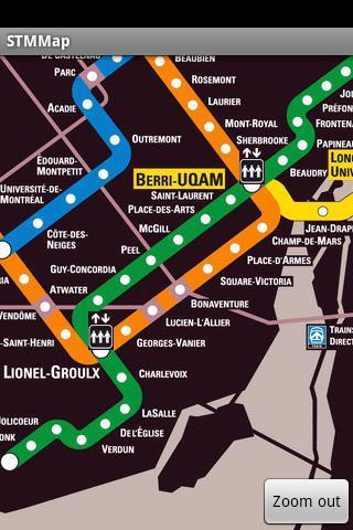 STM Metro Map截图2