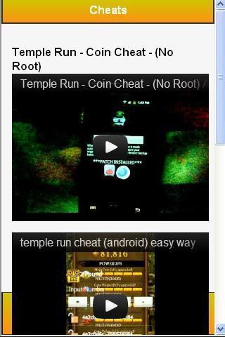 Temple Run Cheats,News,Videos截图6