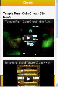 Temple Run Cheats,News,Videos截图
