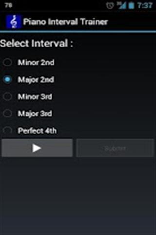 钢琴间隔训练截图3