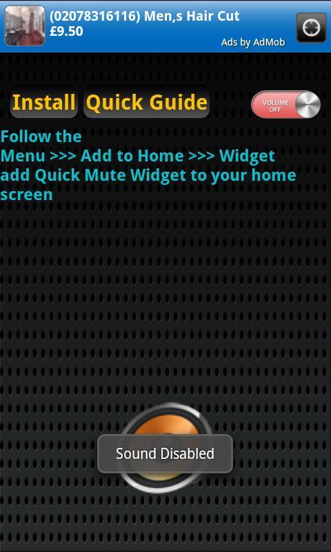 Quick Mute Widget截图2