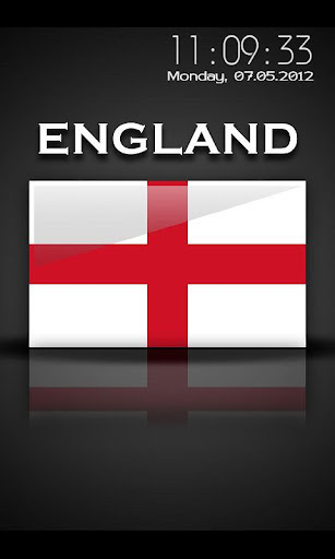 England - Flag Screensaver截图2