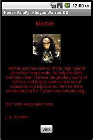 Klingon Warrior DB截图2