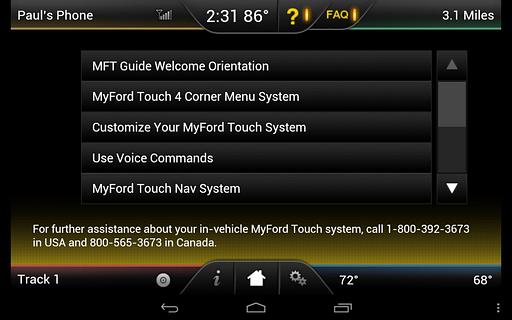 MyFord Touch Guide截图3