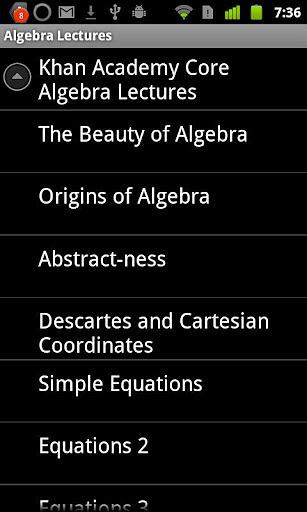 Algebra Lectures截图2