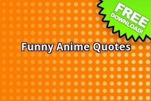 Funny Anime Quotes 截图1