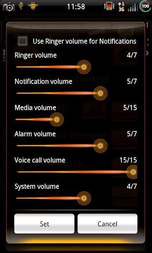 Mixer CyanOrangen - CM7 Theme截图3