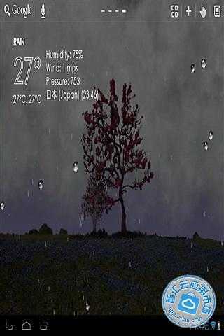 Nature Live Weather LWP Demo截图3