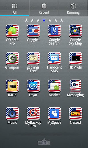 USA GO Launcher EX Theme截图2