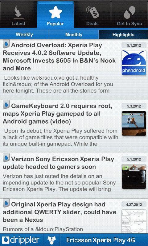 Xperia Play 4G News & Updates截图4