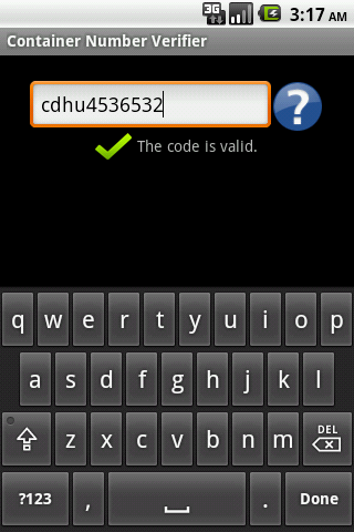 Container Number Verifier截图1