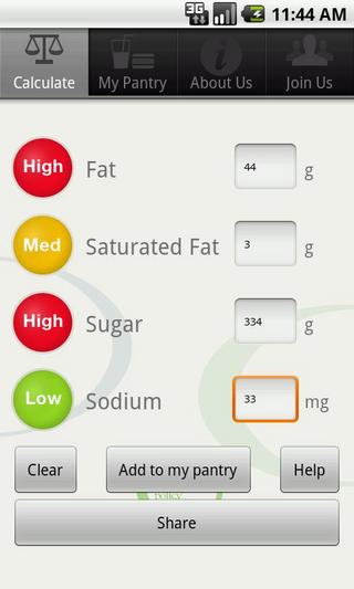 Traffic Light Food Tracker截图1