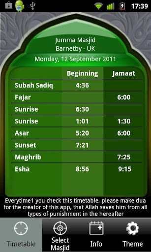 Masjid Timetable截图1