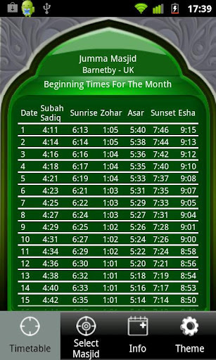 Masjid Timetable截图2