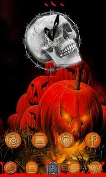 Halloween Style Clock截图