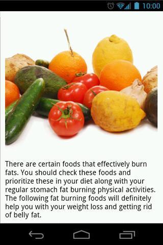 燃烧脂肪的食物截图2