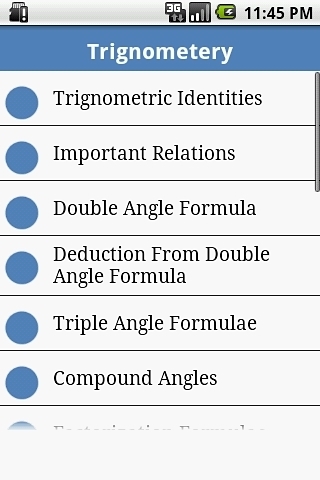 Trigonometry Formulas截图3