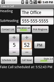 Fake Call Scheduler截图1