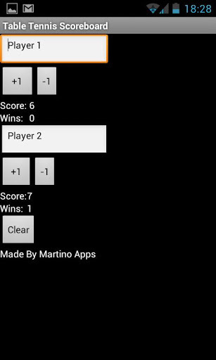 Table Tennis Scoreboard截图2