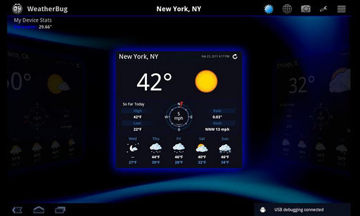 WeatherBug for Honeycomb截图1