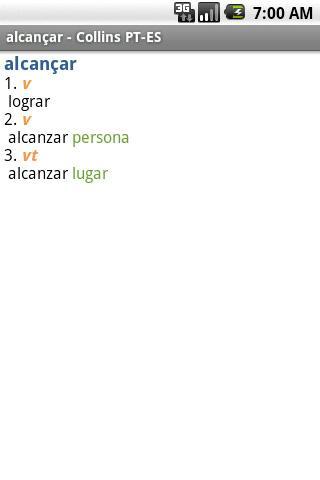 西班牙语-葡萄牙语迷你词典截图3