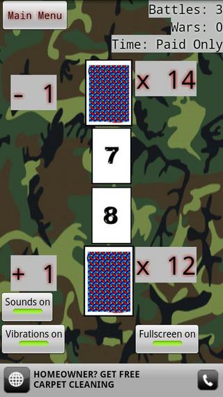 战争 -纸牌游戏（免费）截图2
