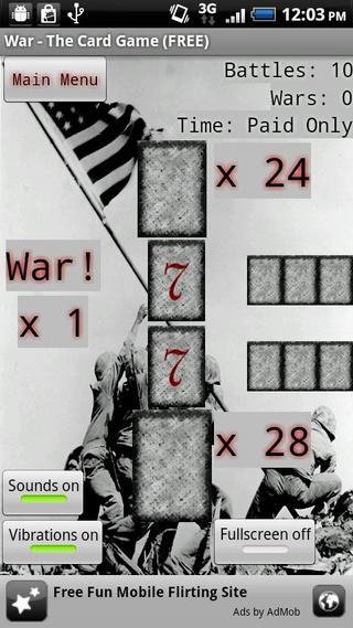 战争 -纸牌游戏（免费）截图3