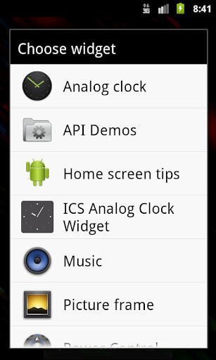 ICS Analog Clock Widget截图1