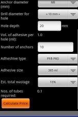 Adhesive Volume Calculator截图2