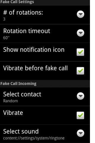 Fake Call Rotation截图1