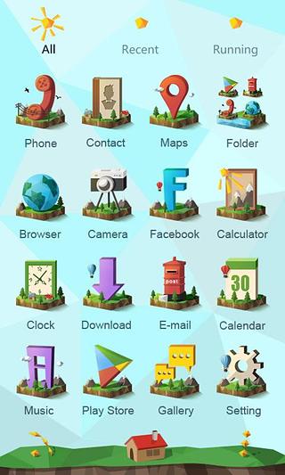 Giant Dragon GO Launcher Theme截图3