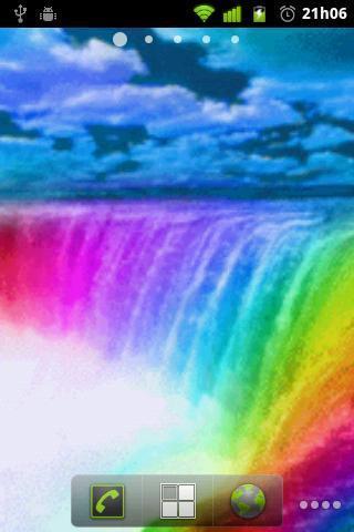 Rainbow Waterfalls LWP截图3