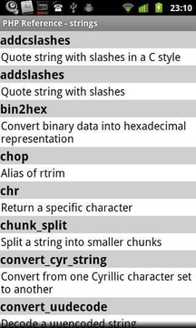 PHP Reference截图