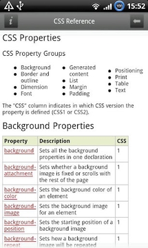CSS Reference截图