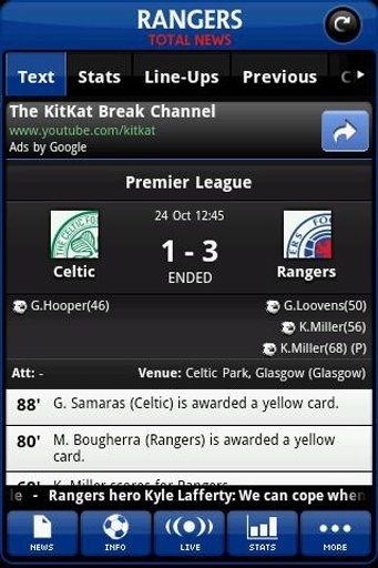 Rangers Total News截图1