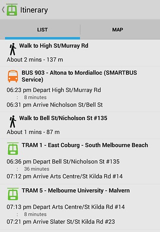 Melbourne Public Transport截图2
