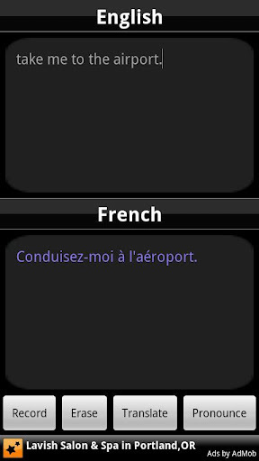 BabelFish Voice: French截图2