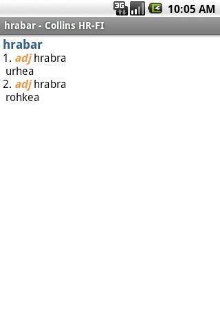 迷你柯林斯字典:芬兰语克罗地亚语截图3