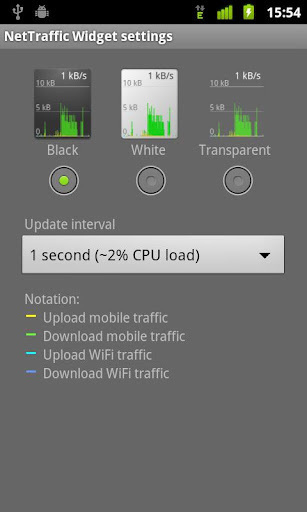 NetTraffic Widget Lite截图1