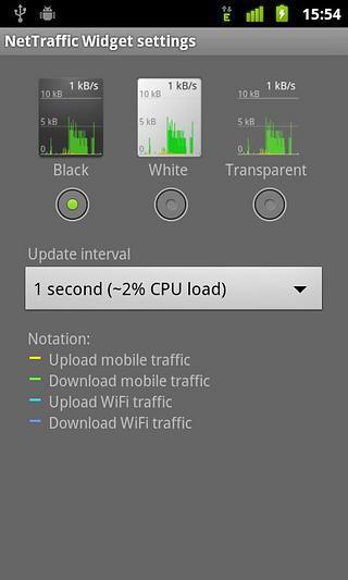 NetTraffic Widget Lite截图2