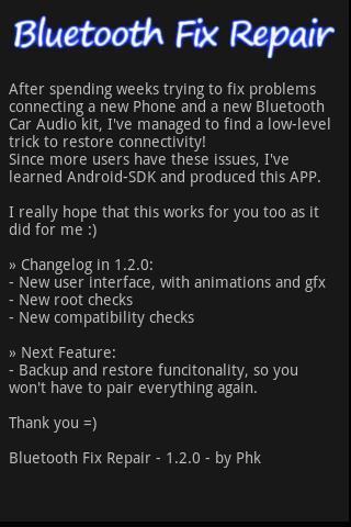 Bluetooth Fix Repair截图2