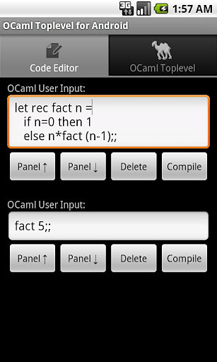 OCaml Toplevel for Android截图2